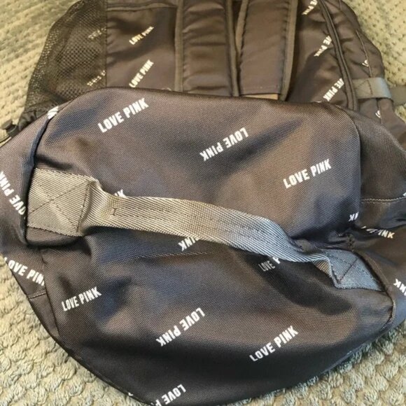 Victoria's Secret PINK Campus Convertible Duffle to Backpack Bag Charcoal - NWOT - Picture 3 of 5